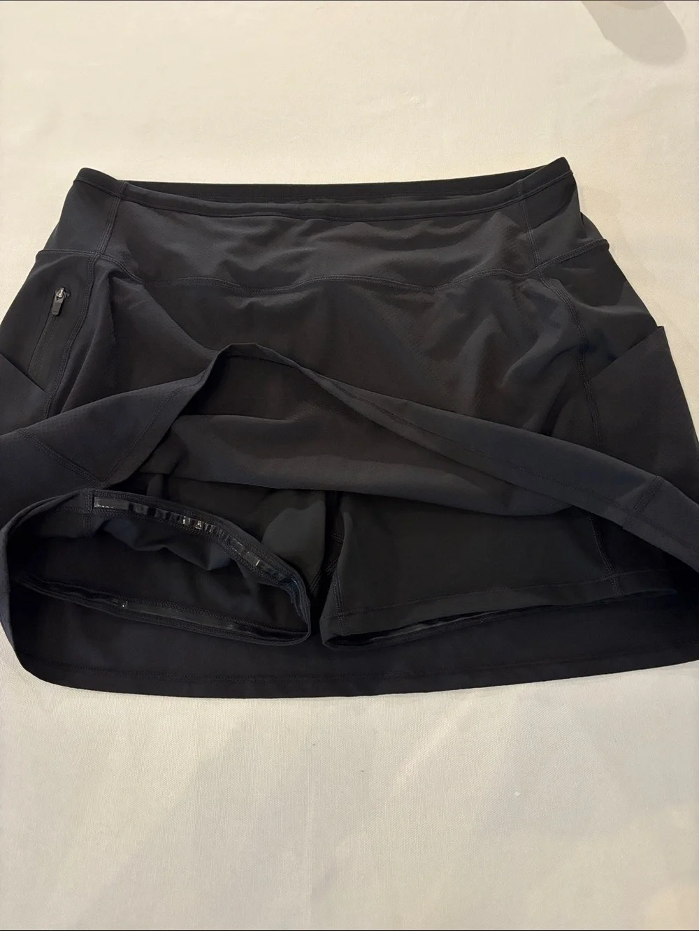 Athleta Black Golf Tennis pull on Skirt with built in shorts (Skort) - Medium - Picture 3 of 9